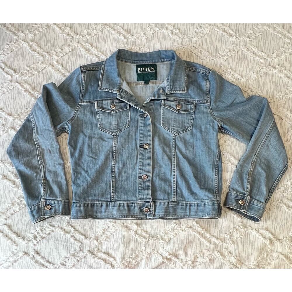 BITTEN by Sarah Jessica Parker Women’s XL Blue Jean Jacket